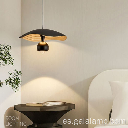 Lámpara colgante LED de pétalos ondulados nórdicos